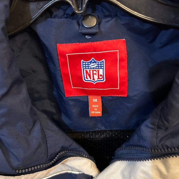 Patriots Jacket by NFL in Blue and Gray - Picture 2 of 16